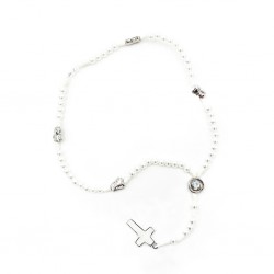 Terço / Fio em Cordão Conta Pérola PN Anjo Terço / Fio em Cordão Conta Pérola PN Anjo