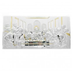 Ultima Ceia Bilaminada Dourada 65,00 x 32,00 cm Ultima Ceia Bilaminada Dourada 65,00 x 32,00 cm