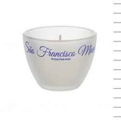 Vela Aromática em Copo de Vidro S. Francisco Marto Vela Aromática em Copo de Vidro S. Francisco Marto