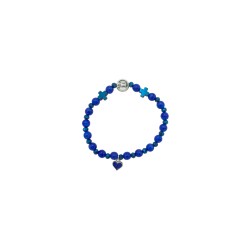 Pulseira de Fátima Conta Pedra Div. Cores