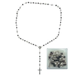 Terço Cordão Conta Madeira C/ S.C. de Jesus C/ Cx.