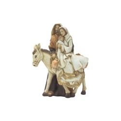 Sagrada Família C/ Burro 26x14cm