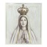 Placa C/ Nª Sr.ª de Fátima Coroada C/ Brilho 33x38cm