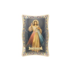 Quadro/Placa C/ Jesus Misericordioso 15x25cm