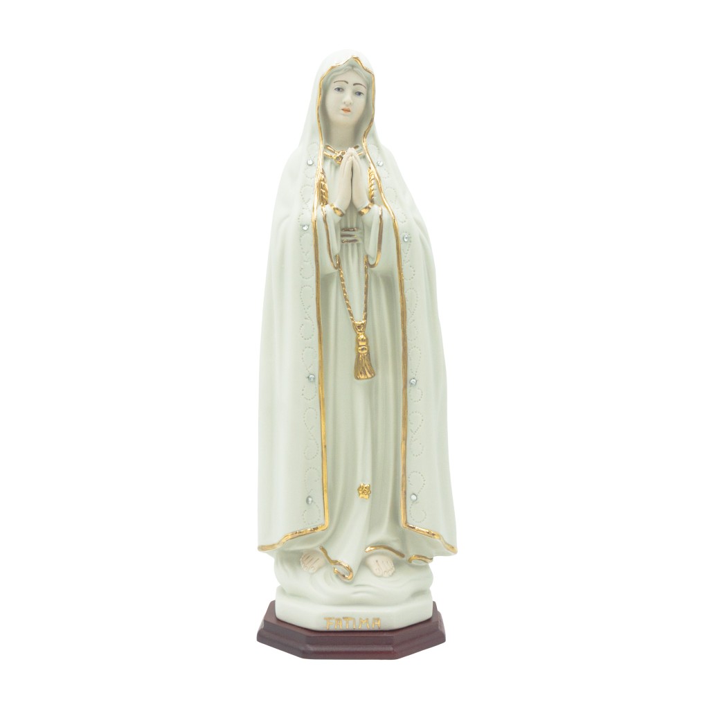 Nossa Senhora de Fátima C/ Brilhantes S/ Coroa 35cm