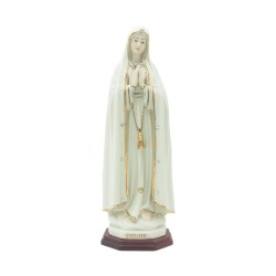 Nossa Senhora de Fátima C/ Brilhantes S/ Coroa 30cm