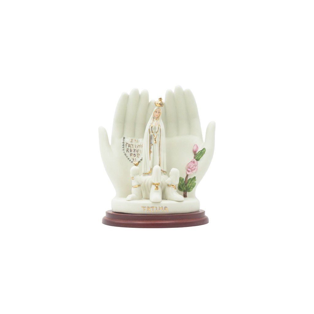Mãos de Fátima Porcelana 16cm