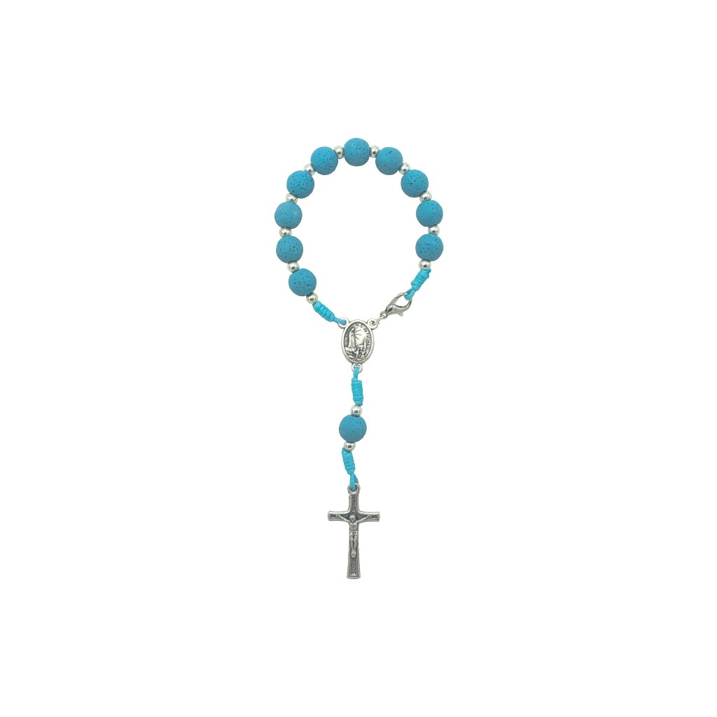 Dezena de Cordão C/ Pedra Vulcânica Div. Cores