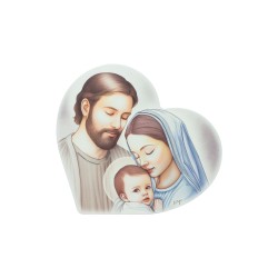 Coração C/ Sagrada Família 28x25.5cm Coração C/ Sagrada Família 28x25.5cm