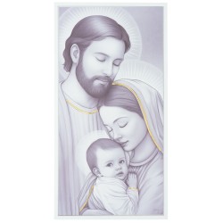 Quadro C/ Moldura Sagrada Família P/B 80x43cm Quadro C/ Moldura Sagrada Família P/B 80x43cm