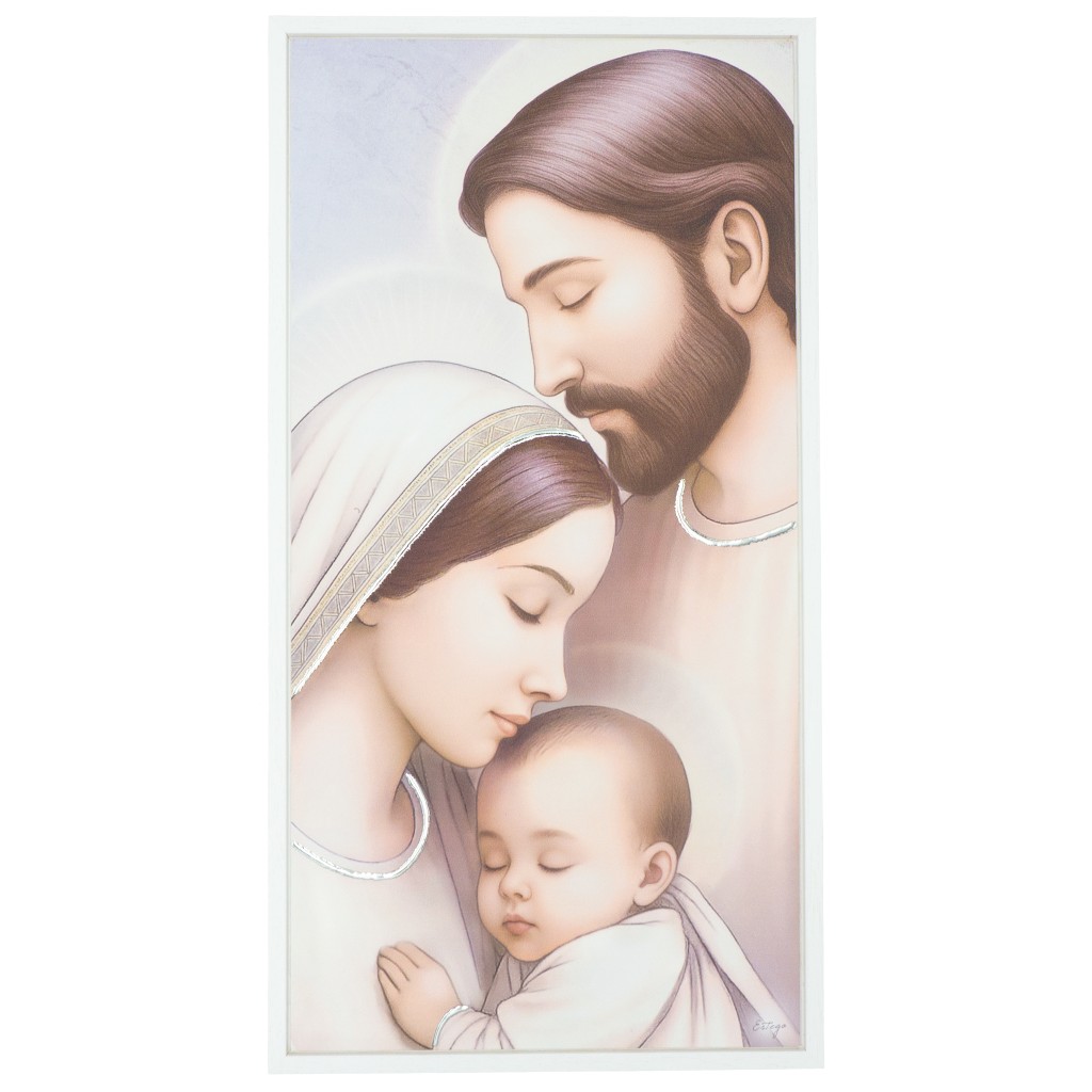 Quadro C/ Moldura Sagrada Família 80x43cm
