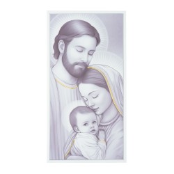 Quadro C/ Moldura Sagrada Família P/B 63x33cm Quadro C/ Moldura Sagrada Família P/B 63x33cm