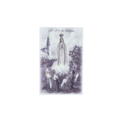 Quadro/ Placa C/ Aparição de Fátima 11x17cm Quadro/ Placa C/ Aparição de Fátima 11x17cm