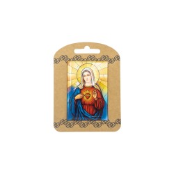 Magnético C/ Sagrado Coração de Maria Color. Magnético C/ Sagrado Coração de Maria Color.