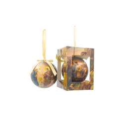 Bola/ Enfeite de Natal Color. C/ Caixa Div. Motivos e Línguas