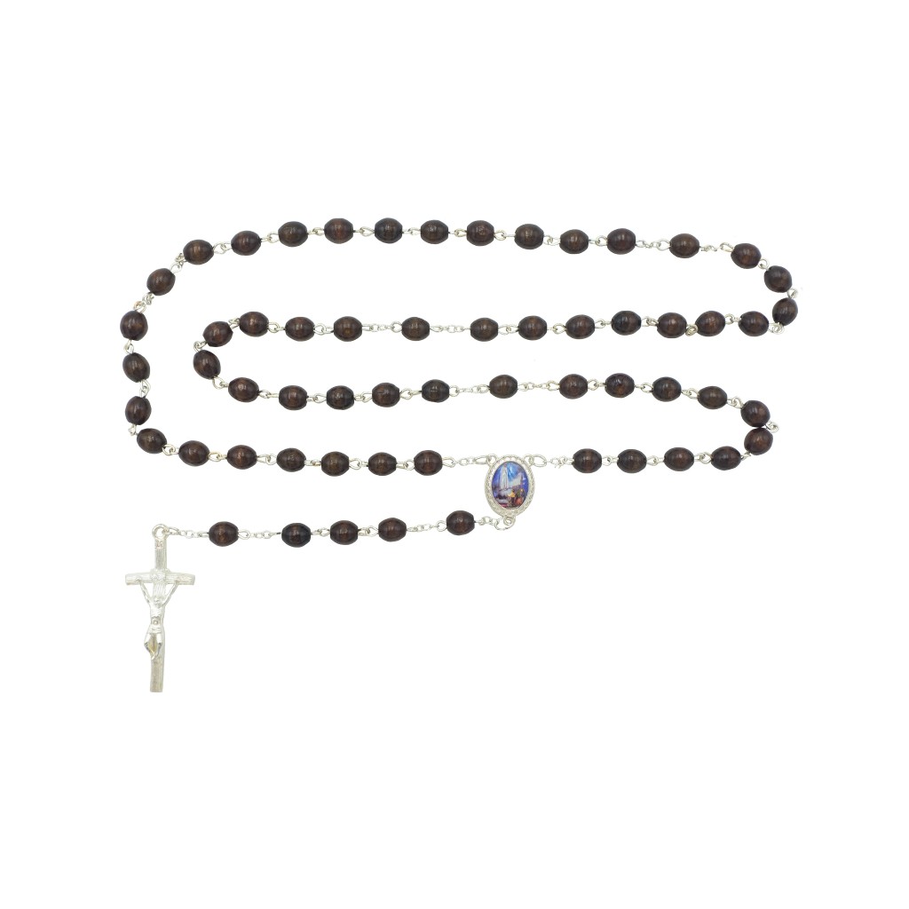 Terço Conta Madeira