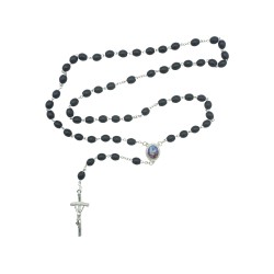 Terço Conta de Madeira Oval Terço Conta de Madeira Oval