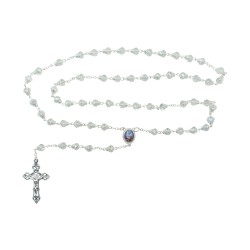 Terço de Fátima Conta Cristal Transparente Terço de Fátima Conta Cristal Transparente