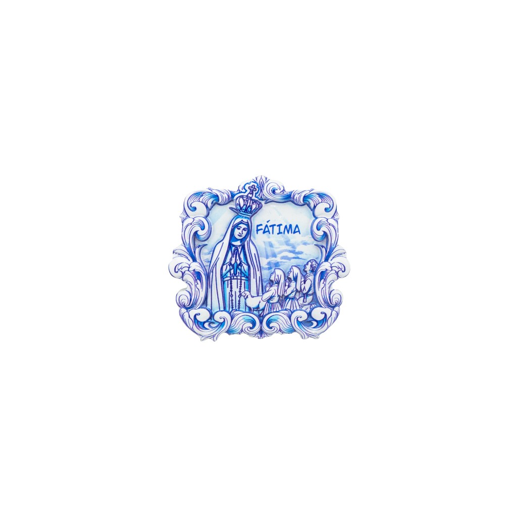 Íman Poliresina Azulejo Azul C/ Aparição