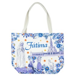 Bolsa C/ Aparição de Fátima e Santuário C/ Flores Bolsa C/ Aparição de Fátima e Santuário C/ Flores