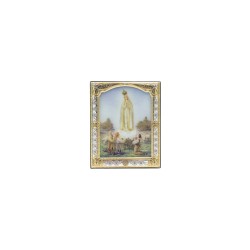 Placa C/ Moldura Bilaminada C/ Ap. Fátima Col. 9x13cm Placa C/ Moldura Bilaminada C/ Ap. Fátima Col. 9x13cm