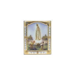 Placa C/ Moldura Bilaminada C/ Ap. Fátima Col. 13x18cm Placa C/ Moldura Bilaminada C/ Ap. Fátima Col. 13x18cm