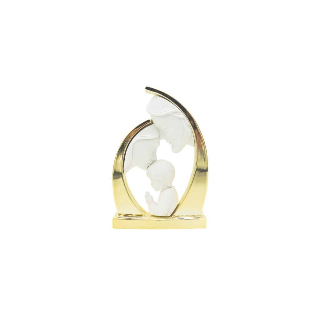 Família Moderna C/ Dourado 18cm
