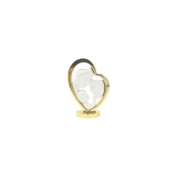 Família no Coração C/ Dourado 13cm Família no Coração C/ Dourado 13cm