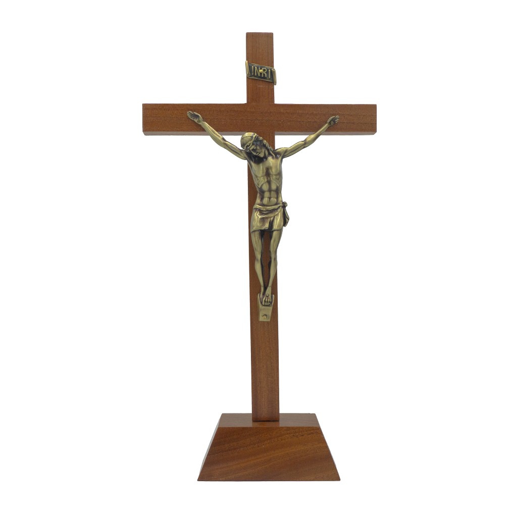 Crucifixo Simples de Pé 46.7*25cm
