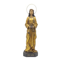 Santa Luzia Ouro e Marfim 60cm Santa Luzia Ouro e Marfim 60cm