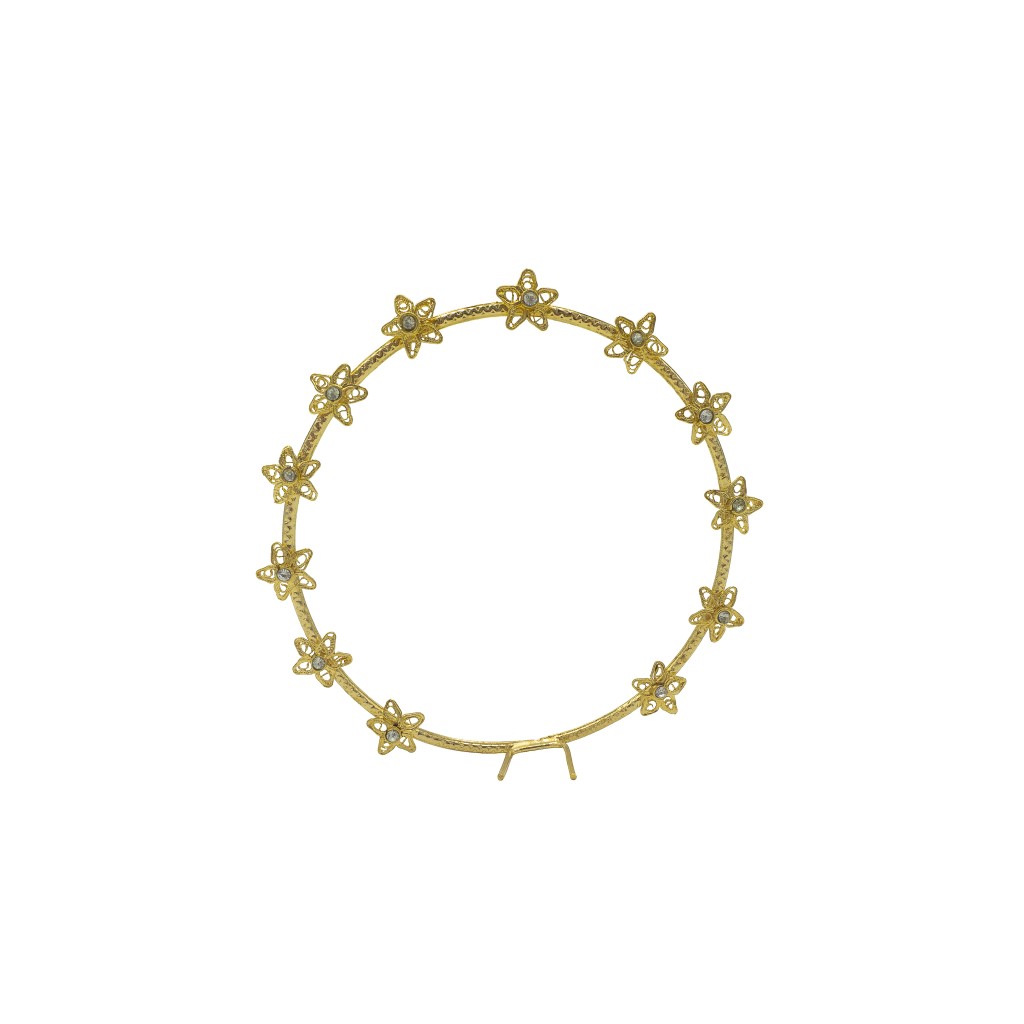 Aro 12cm C/ Pedras 12 Estrelas