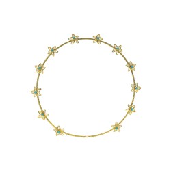 Aro 20cm C/ Pedras 12 Estrelas