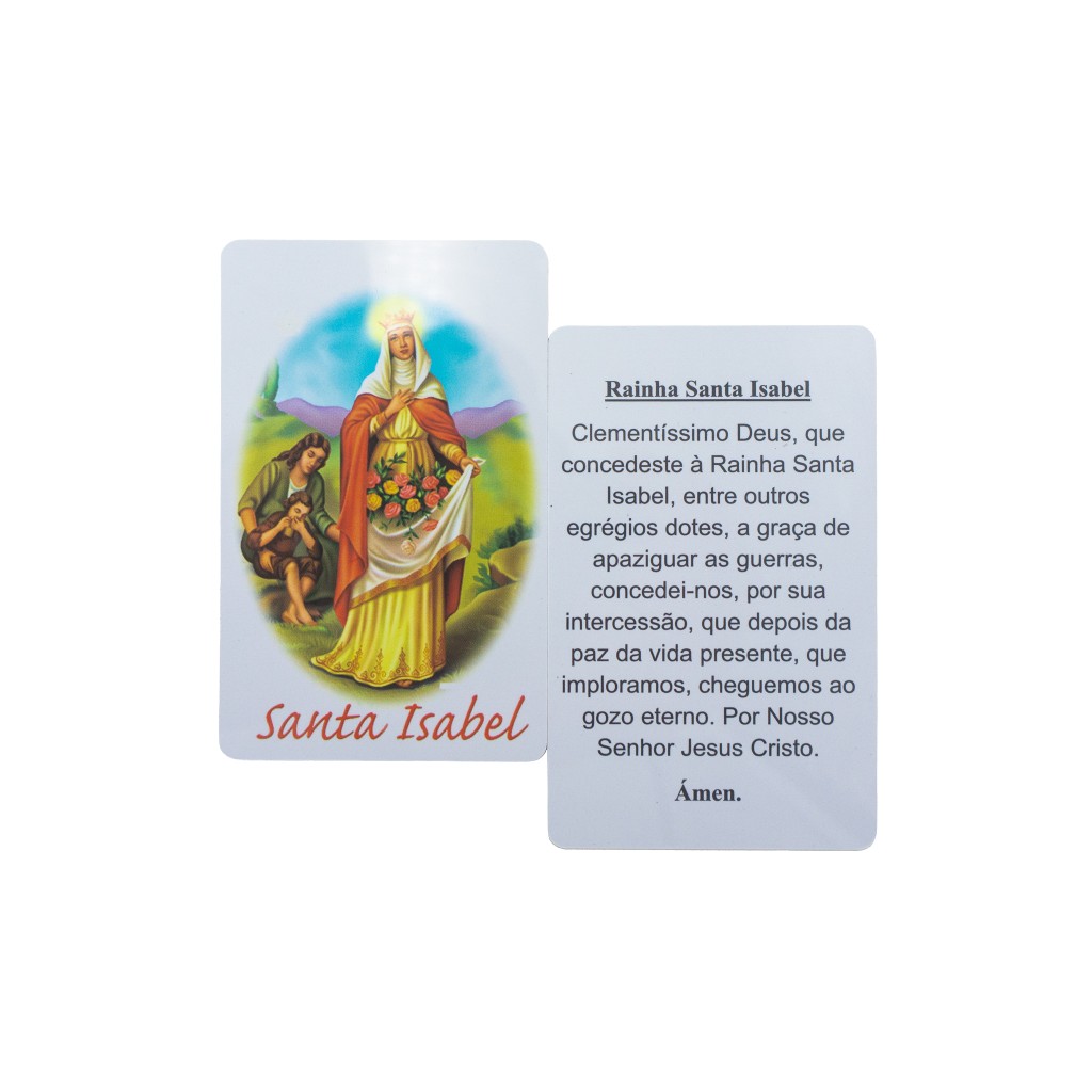 Pagela Plastificada Rainha Santa Isabel