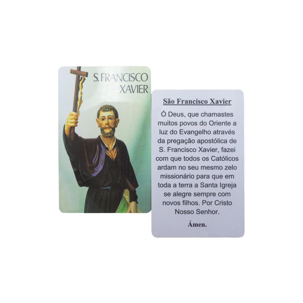 Pagela Plastificada São Francisco Xavier
