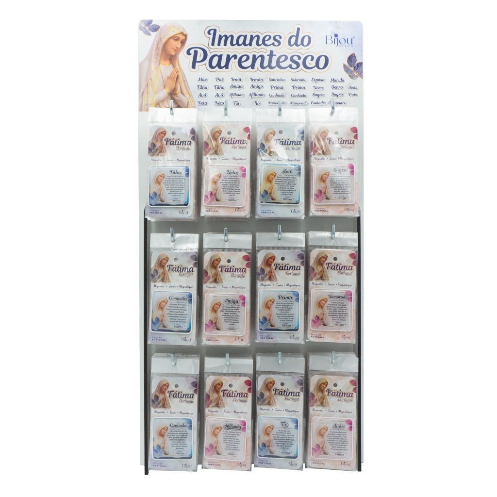 Íman Quadrado C/ Dedicatória do Parentesco