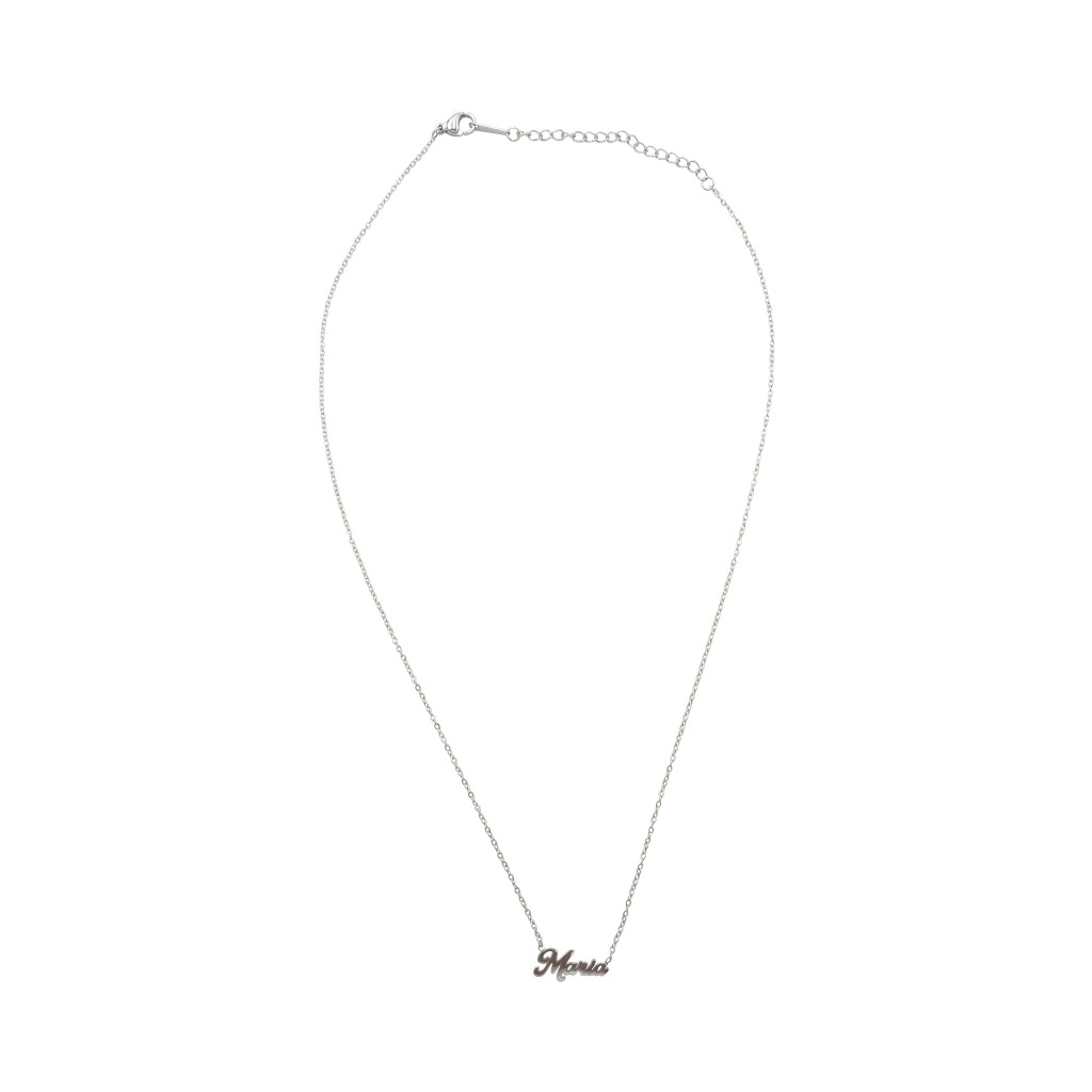 Fio Prateado em Aço C/ Nome ou Parentesco