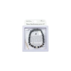 Pulseira das Pedras C/ Inicial Masculino Pulseira das Pedras C/ Inicial Masculino