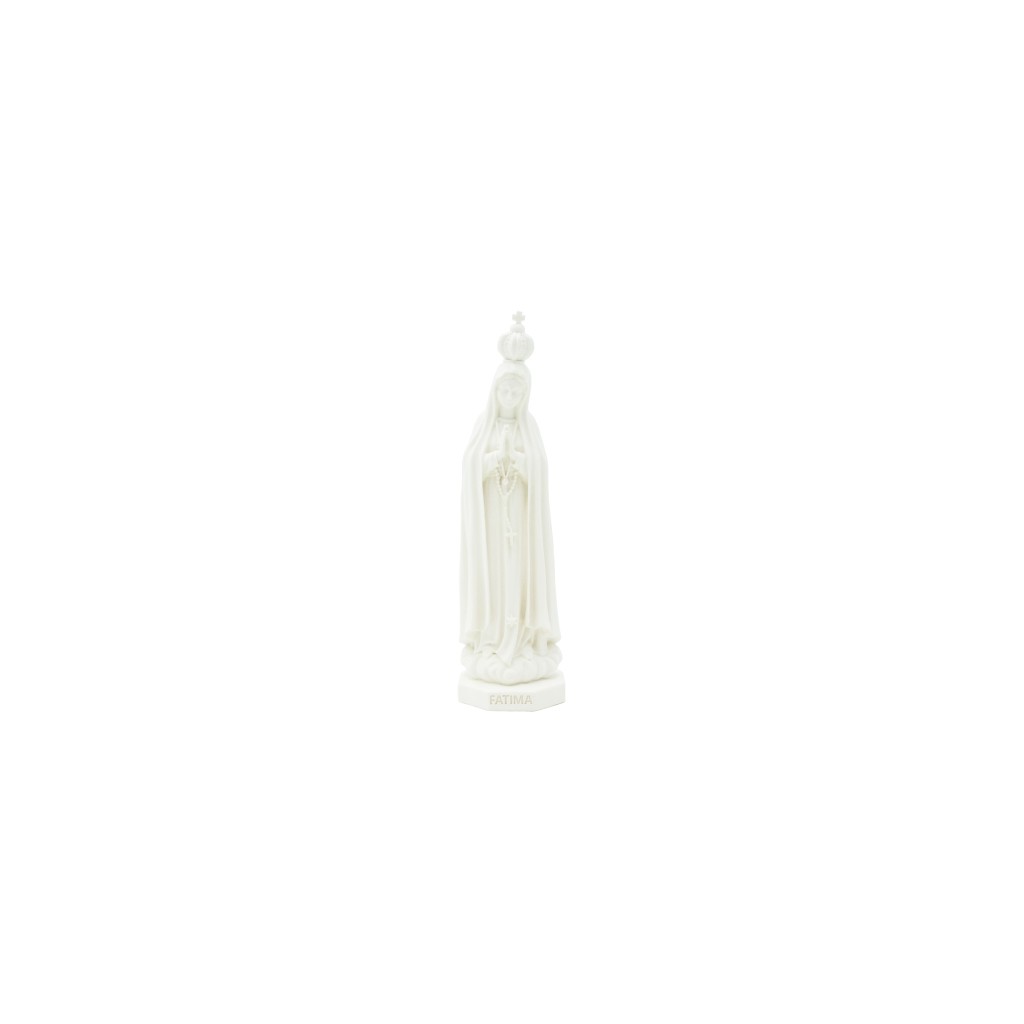 N.ª Sra de Fátima Coroada Branca 15cm