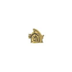 Presépio Estilizado Dourado 5x6cm Presépio Estilizado Dourado 5x6cm