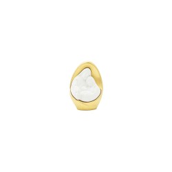 Presépio Miniatura Branco e Dourado 7cm