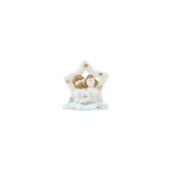 Presépio Estrela Bege C/ Dourado 7cm Presépio Estrela Bege C/ Dourado 7cm