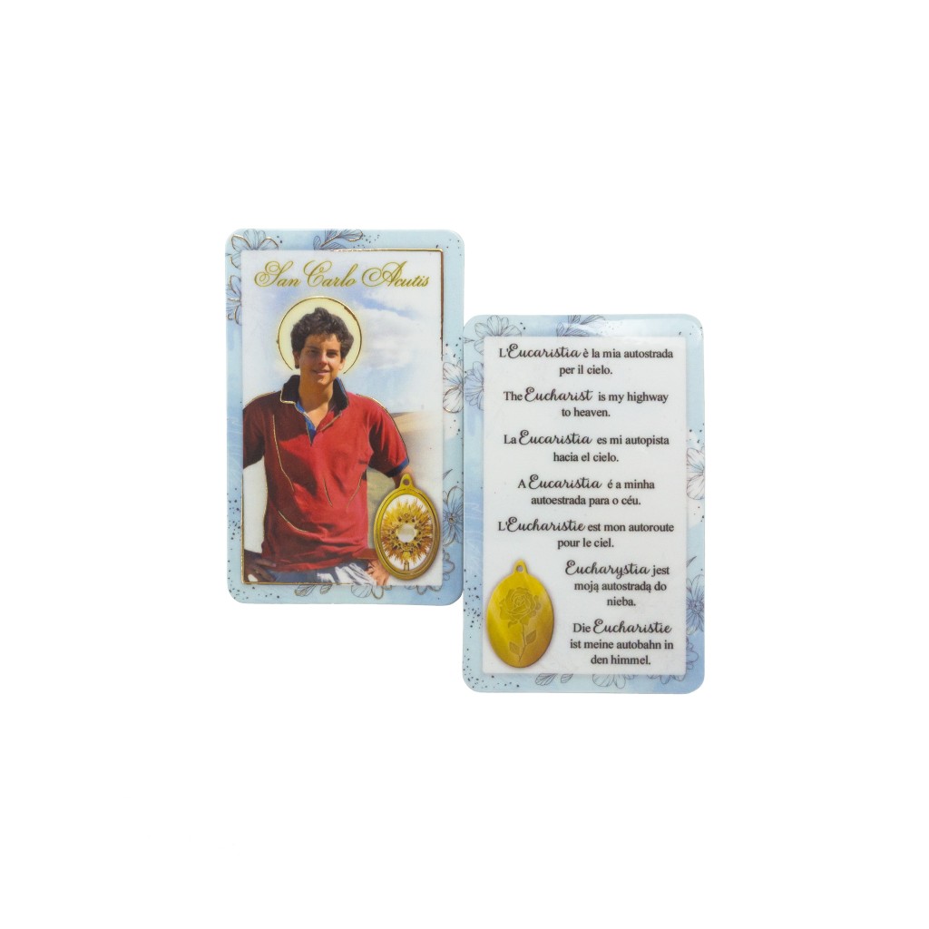 Pagela C/ Oração e Medalha Div. Motivos