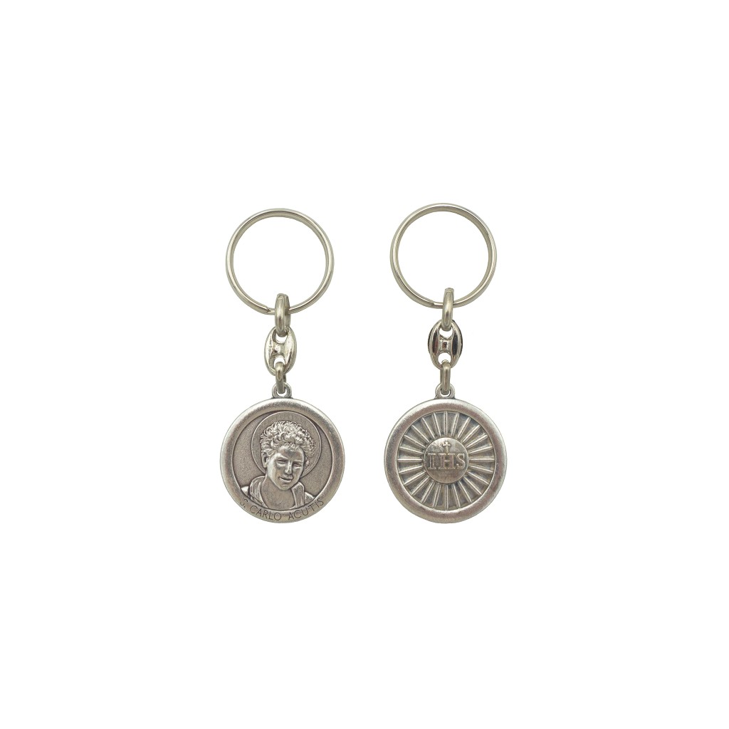 Porta Chaves Nikelado C/ São Carlo Acutis