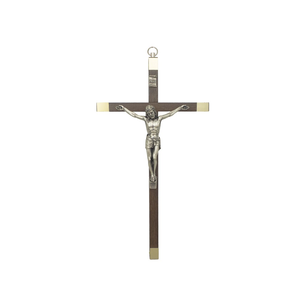 Cruz de Madeira C/ Cristo 25cm