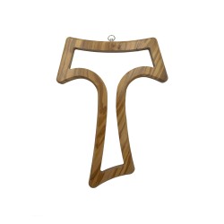 Cruz Tau em Madeira 24cm