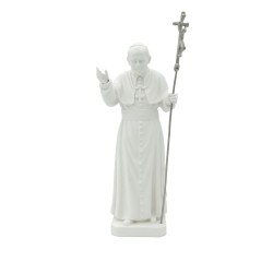 Beato Papa João Paulo II Branco 30cm Beato Papa João Paulo II Branco 30cm