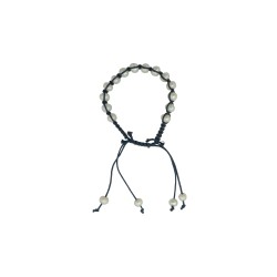 pulseira de cordel c/ perolas pulseira de cordel c/ perolas