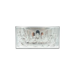 Última Ceia Bilaminada 24x12cm Última Ceia Bilaminada 24x12cm