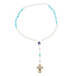 Terço de Fátima Conta Vidro C/ Caixa Terço de Fátima Conta Vidro C/ Caixa