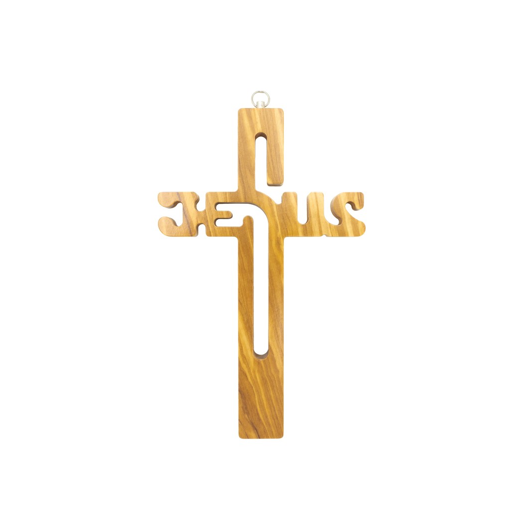 Cruz de Pendurar Estilizada 20x11cm